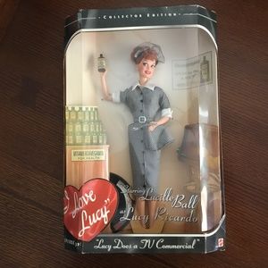 I Love Lucy collector edition Barbie episode 30, Lucy does a TV commercial